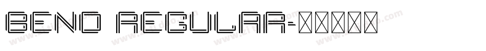 BEND Regular字体转换